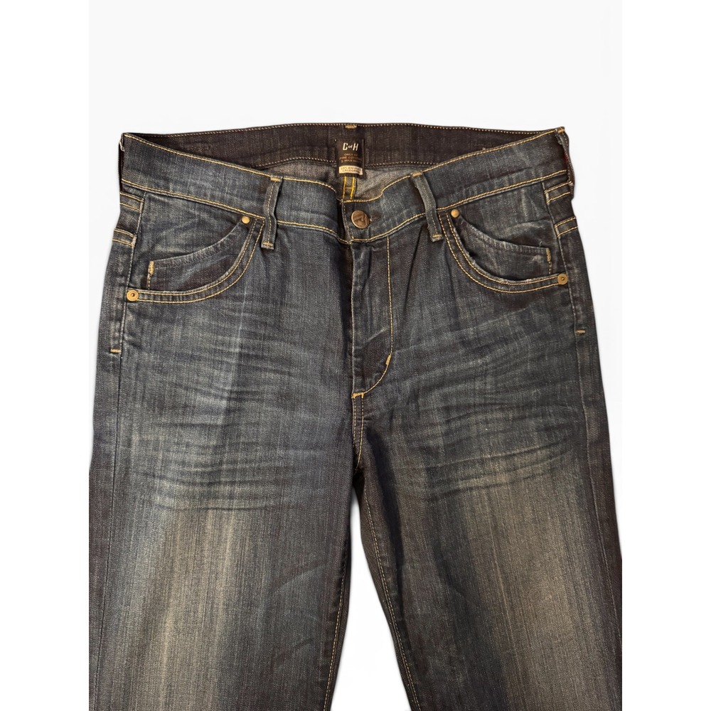 Citizens of Humanity Flare Leg Jeans Dark Wash Stretch Size 30 Style 1397-243 - Picture 2 of 5
